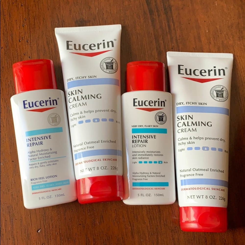 Eucerin lotion. 4